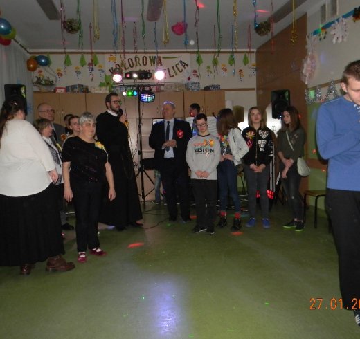 Zabawa noworoczna w Szkole Podstawowej w Tuchowie